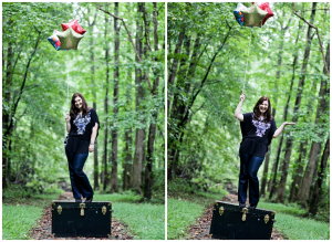 Lisa-Jo Birthday girl in the rain