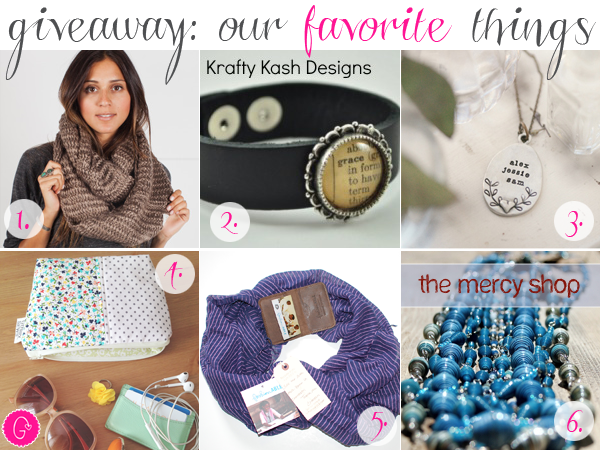 Giveaway: A few of my favorite things