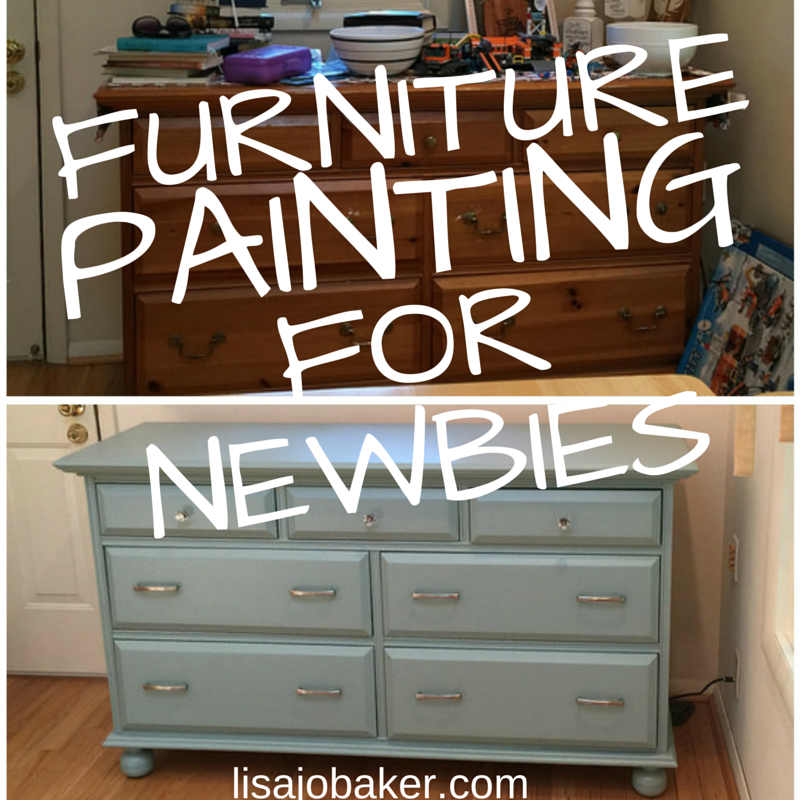 My First Time Painting Furniture – aka – If I Can Do It, Anyone Can!